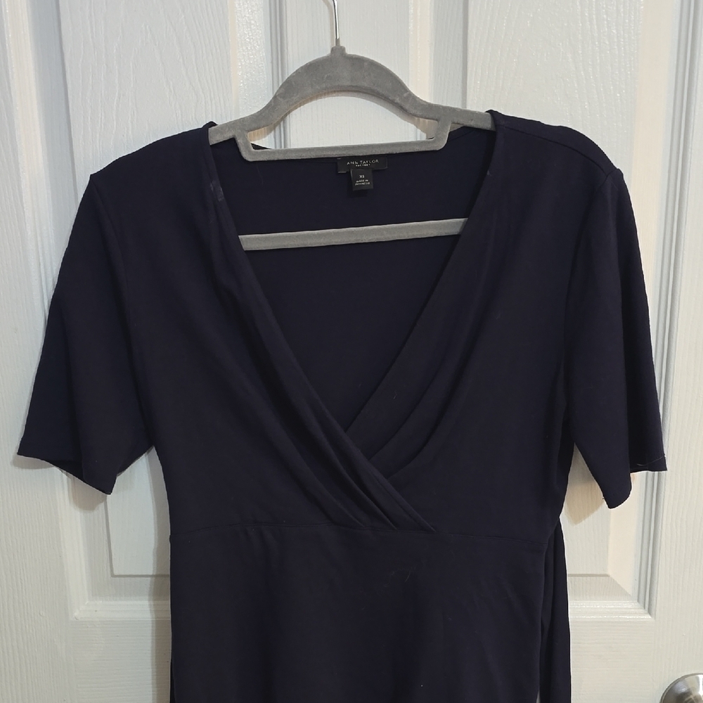 Ann Taylor Midnight Blue Blouse